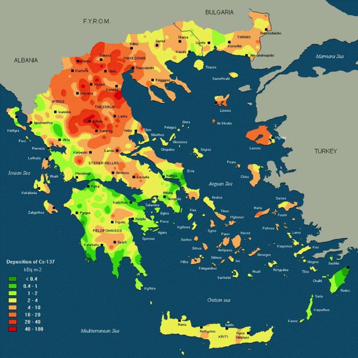 Griechenland Wetterkarte Wetter Karte Griechenland Europa Sud Europa