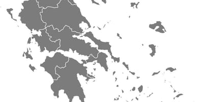 Karte von Griechenland-Vektor