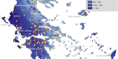 Hellas Regen anzeigen
