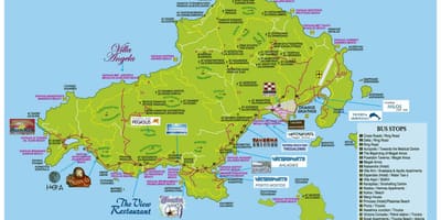 Skiathos Griechenland-map